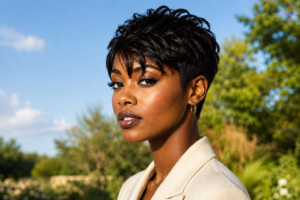 6 Natural Short Low-Maintenance Haircuts for Black Women